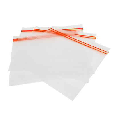 LDPE plastic zipper storage bags with bottom gusset